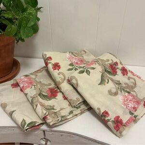 4 Vintage Shabby Chic Valances